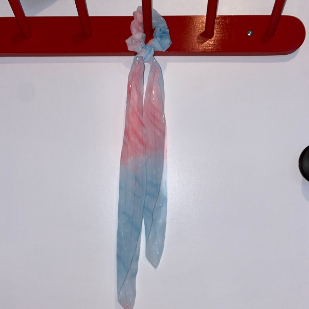 Pink & Blue Hair Scarf